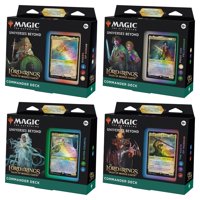 Paquete De Mazos Commander: Mazos Magic The Gathering Lotr X4