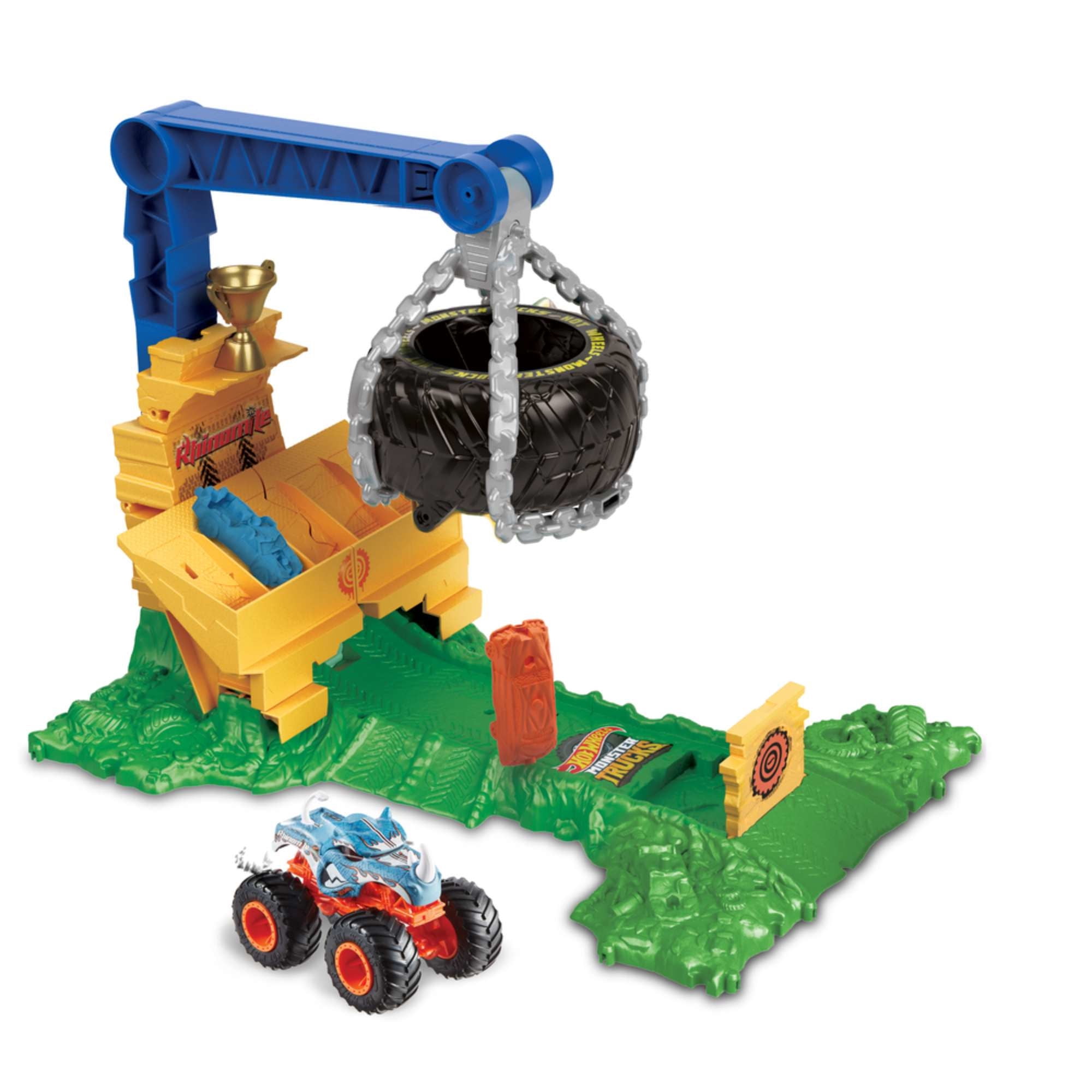 Pista De Carrera Monster Trucks - Hot Wheels -Reto Selva.