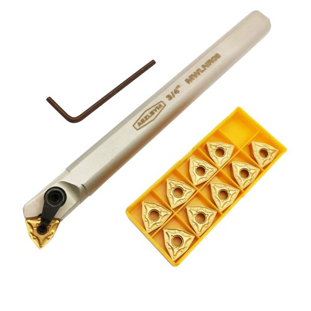 Soporte para herramientas de torneado con barra perforadora interna ASZLBYM S20R-MWLNR08