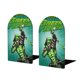 thumbnail image 1 of Flecha Verde Sujetalibros decorativos temáticos, tope para estantería con base antideslizante, uso dual para hogar y oficina - 2 piezas, 1 of 6