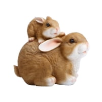 Ioensy - Estatua De Conejo, Decoración Artística, Regalos, Escultura De Conejo Para Jardines, Patios Al Aire Libre