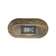 thumbnail image 1 of Fuente Ovalada Bamboo 7.5" 1 Pieza Café, 1 of 2