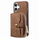 thumbnail image 5 of Funda Tipo Cartera con Correa Cruzada para iPhone 17 Protección Contra Golpes Marrón, 5 of 6