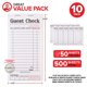 thumbnail image 2 of Cuadernos de cheques para invitados Stock Your Home en blanco y negro (paquete de 10), 2 of 7