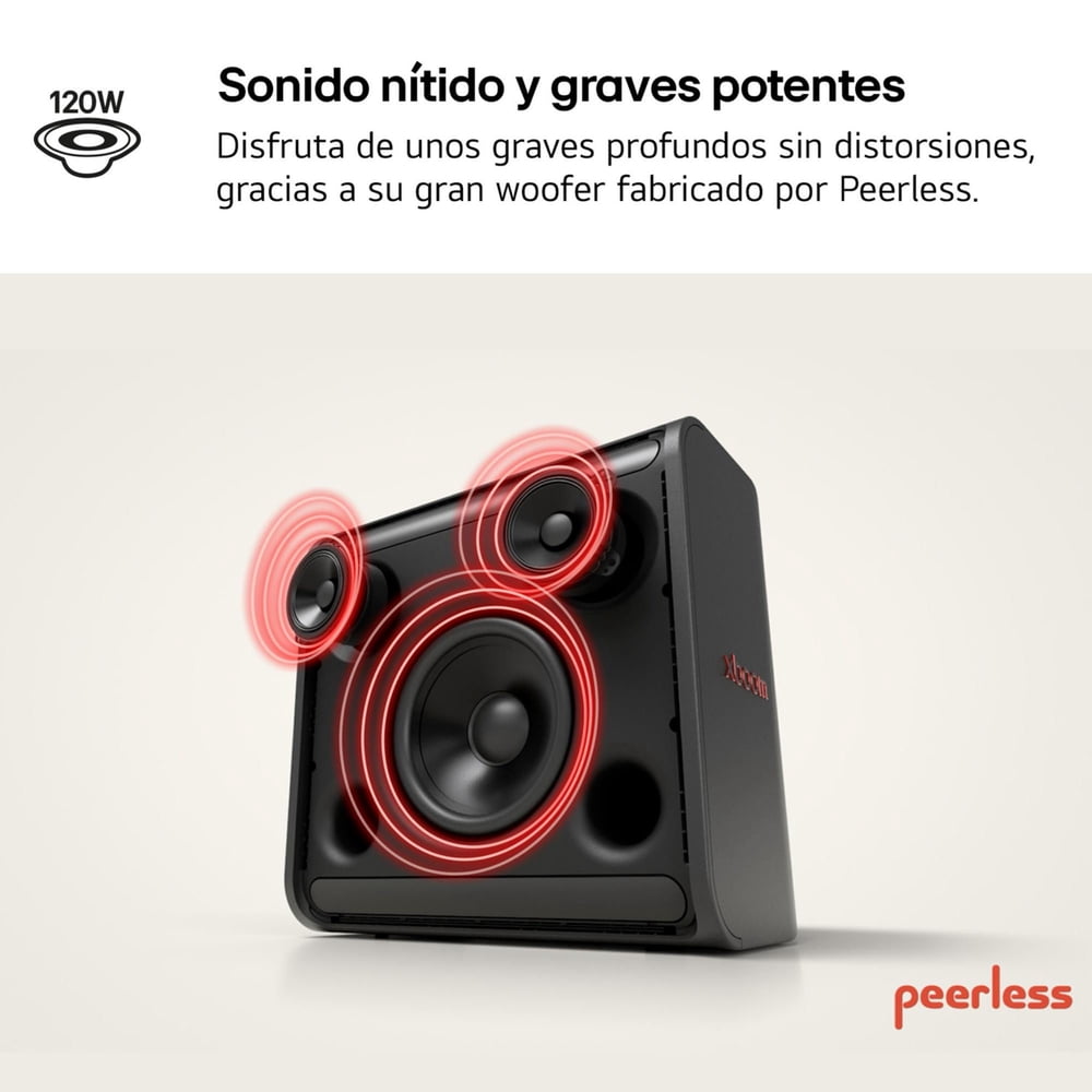 LG XBOOM Stage 301 Negro, foto 9