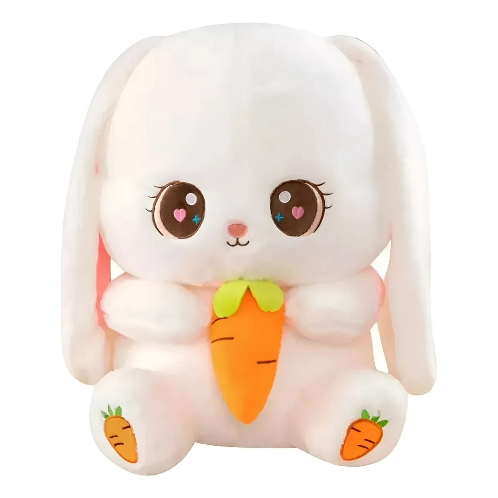 Genérica - Peluche De Conejo De Pascua Con Zanahoria 35 Cm
