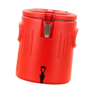 Magideal - Cubitera De Acero Inoxidable Para Vino, Soporte Para Hielo De Gran Capacidad Con Asa, Cubeta De Hielo Portátil Para El Hogar, Cócteles, Bodas, Fiestas 20L Con Grifo