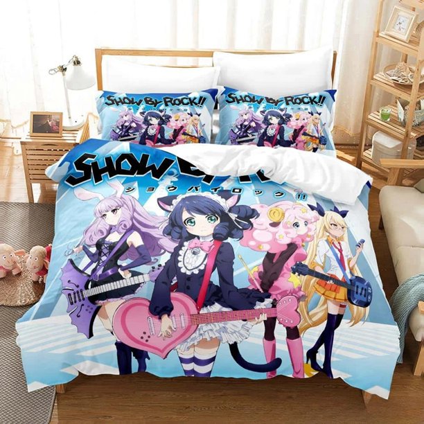 Kawaii Girl Show By Rock! Bedding Set Bed Set Adult Kid Bedroom Duvet cover Sets