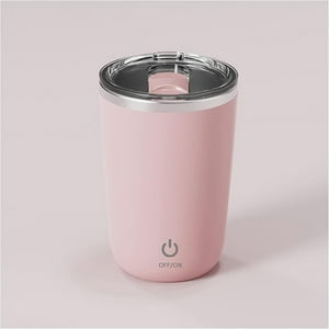 Veat00L - Taza De Mezcla Eléctrica, Taza De Agitación Magnética, Recargable, Magnética, Con Autosuficiencia, Taza De Café Giratoria Para Oficina En Casa, Apta Para Café, Leche/Cacao