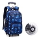 thumbnail image 1 of With 2/6 Wheels Kid Boys Girls Trolley Schoolbag Teens School Backpack Removable Children School Bags Luggage Wheeled Book Bag, 1 of 3