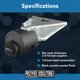 thumbnail image 4 of Candado para enganche de remolque Proven Industries 2‑5/16" negro, 4 of 8