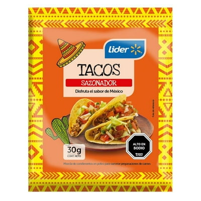 Sazonador Para Tacos 30 G Lider