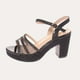 thumbnail image 2 of Zapato Tacón Negro Vía Franca, 2 of 5
