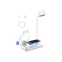 Universal. - Lámpara De Escritorio Con Cargador Inalámbrico 4 En 1 Blanco