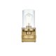 thumbnail image 1 of Aplique de Pared Living District Thane 5 Oro Satinado con Vidrio Acanalado, 1 of 8