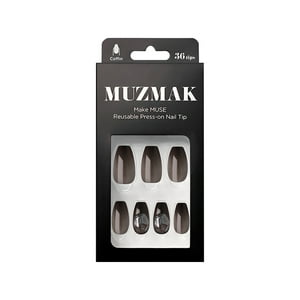 Muzmak - - Uñas Press On Stone Ice Coffin 36 U.