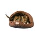 thumbnail image 4 of Cama para Gato Armarkat Mocha y Leopardo – Gamuza Sintética y Peluche Suave, 4 of 7