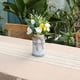 thumbnail image 3 of Jarrón de metal, jarra de leche, estilo rústico, rosa y eucalipto, shabby chic, jarrón de metal, cubo de flores de hojalata antiguo retro, jarrón de hierro forjado estilo pastoral americano, floriste, 3 of 7