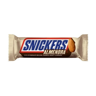 Barra De Chocolate Con Leche Y Almendra 43 G Snickers