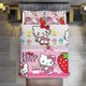 thumbnail image 1 of Hello Kitty Strawberry 3 Pieces Duvet Cover Set Full Size Super Soft Fade Resistant Microfiber, 1 of 4