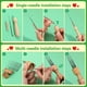 thumbnail image 2 of Kit de agujas de fieltro IMZAY, herramientas de fieltro con 60 agujas, 2 of 7