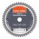 thumbnail image 1 of Hoja de sierra TWIN-TOWN 16,5 cm 48T Cermet para metal ferroso, 1 of 5