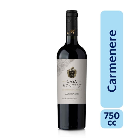 Vino Carménère Botella 750 ml Casa Montero