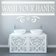 thumbnail image 2 of Decomural Wash Your Hands Bathroom WS-16989, 2 of 2