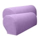 thumbnail image 3 of Juego De 2 Fundas De Reposabrazos De Sofá De Franela Impermeables Para Muebles, Morado, 3 of 5