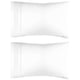 thumbnail image 1 of Juego de fundas de almohada CGK Unlimited tamaño queen, color blanco (2 piezas), 1 of 8