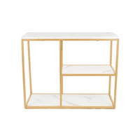 Genérico - Arrimo White Stone Mdf Mármol Blanco Con Separadores