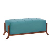 Latam Home - Banqueta Marsella Tela Velvet Turquesa