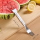 thumbnail image 3 of Cortador sandía 2 en 1 acero inoxidable tenedor doble cabezal fruta camping, 3 of 7