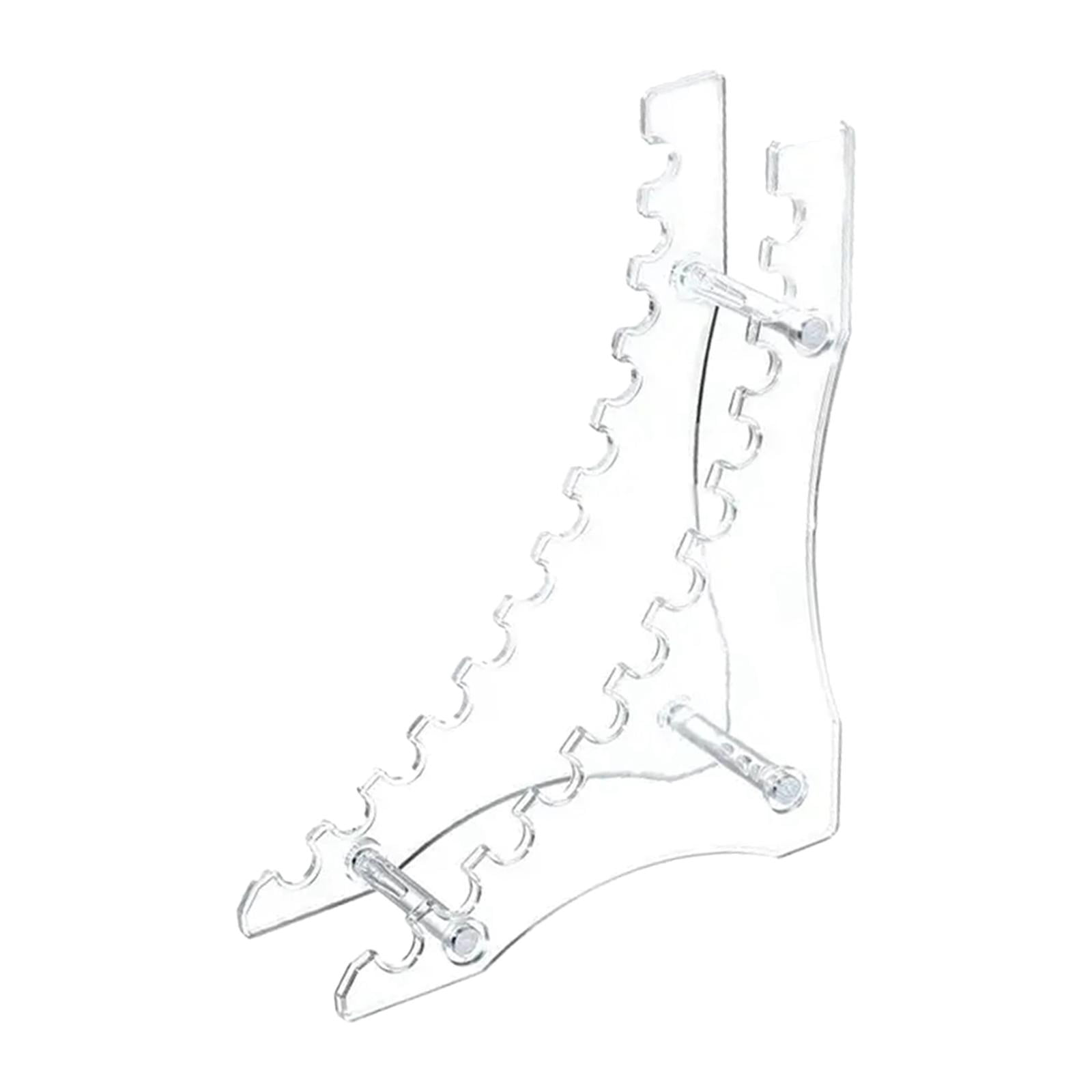 Magideal - Portalápices Acrílico, Soporte Para Exhibición De Bolígrafo, Organizador Para Bolígrafo Con 12 Ranuras, Duradero, Soporte Para Brochas De Maquillaje,