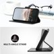 thumbnail image 2 of Funda Cartera Fibra de Carbono para Samsung Galaxy A72 4G con Soporte y Cierre Magnético Negro, 2 of 6