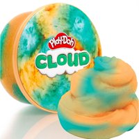 Cloud Slime Play-Doh Con Aroma A Verde Azulado Y Naranja Y Coco, 175 Ml