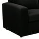 thumbnail image 3 of Sofa Kendy 3CG Felpa 30 Negro, 3 of 6
