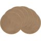 thumbnail image 1 of XmhyTop Juego de 6 Manteletes Redondos Individuales de Algodón Premium, Antideslizantes con Textura Gruesa, Resistentes al Calor, Estilo D, 38cm, Color Marrón, 1 of 4
