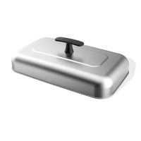 Plancha Hasting Dome Weber, Extra Grande, De Acero Inoxidable