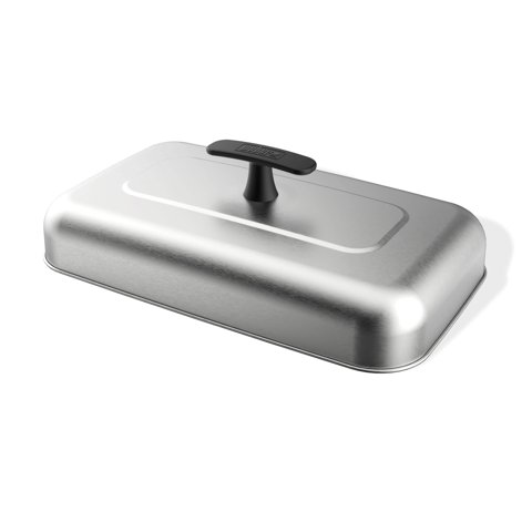 Plancha Hasting Dome Weber, Extra Grande, De Acero Inoxidable