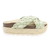 Sandalia Agua De Coco Orquídea Verde