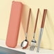 thumbnail image 1 of Upgrade Your Dining Experience with our Portable Silverware Set - Includes Spoons, Forks, and Chopsticks in a Stylish Storage Case - Perfect for Work, Home, and Restaurant Use - Great Quality and Craf, 1 of 5