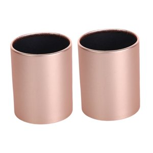 Bothyi - Mini Cajas De Papel Redondas Para Ramo, Ideales Para Hacer Tú Mismo, En Forma De Cilindro Compacto Para Casa De Campo, Hotel O Dormitorio, Color Dorado.