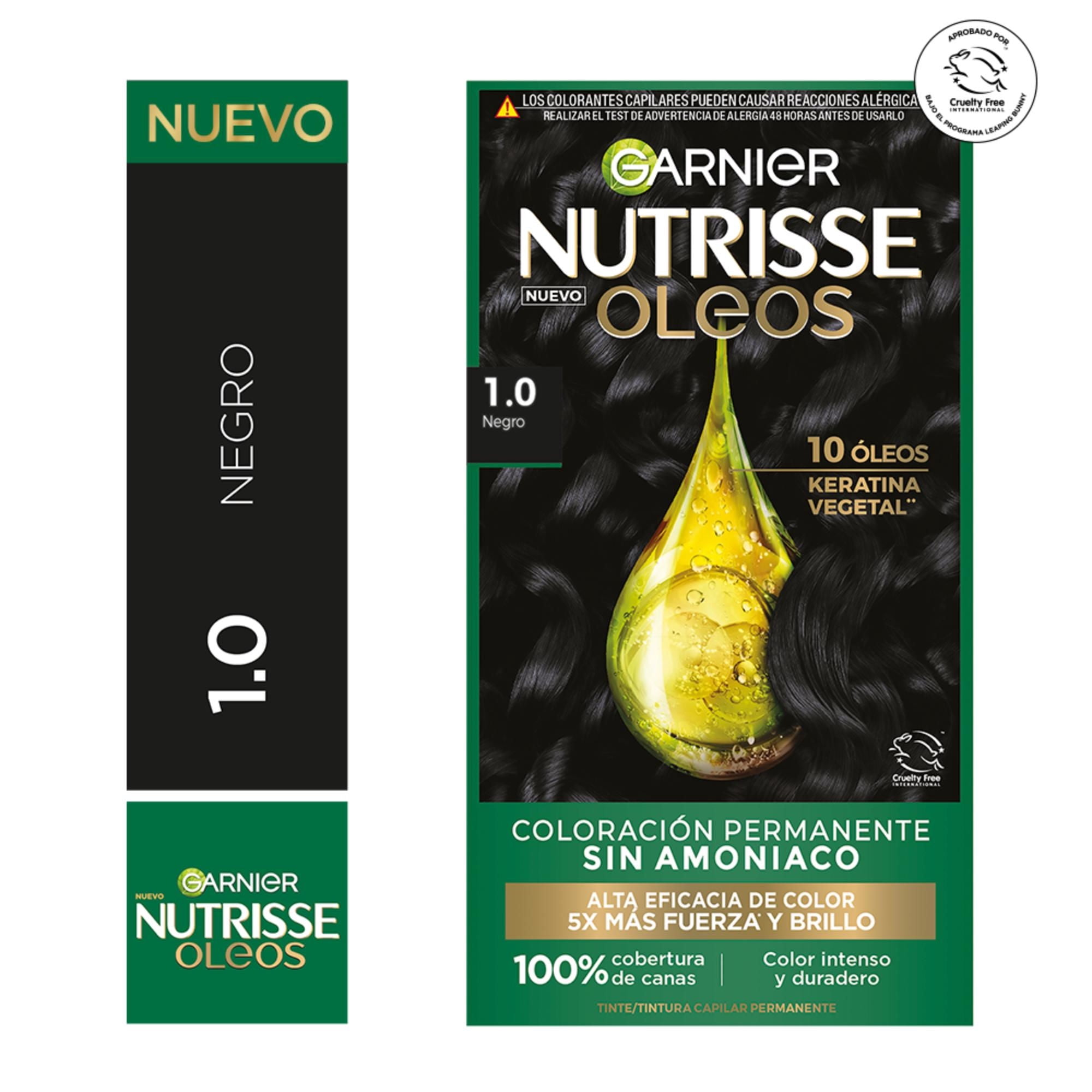 tinte Capilar Nutrisse Oleos 1.0 Negro