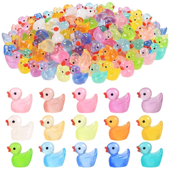 Patitos de Resina CozyWhimsy - Pack de 300 Mini Figuras en 15 Colores
