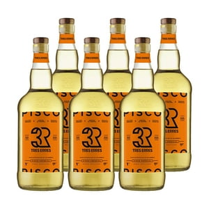 Tres Erres - Pack 6X Pisco 35° 1000Cc