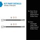 thumbnail image 2 of Juego de Mangueras de Freno Traseras TRQ para Dodge Dakota 2003-2004 y Durango 2003, 2 of 7