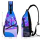 thumbnail image 2 of Cosmonious High Riñonera Bandolera con Estampado Integral para Hombres y Mujeres, Bolso Cruzado Gráfico de Tendencia, Mochila de Hombro Streetwear para Ciclismo y Deportes, Riñonera Versátil Casual, 2 of 6