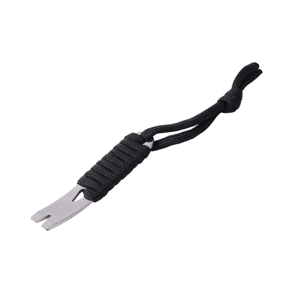Llavero De Palanca De Bolsillo Con Pasador De Cuerda, Llavero Con Barras De Palanca Para Senderismo En Interiores, Color Negro