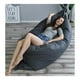 thumbnail image 2 of Cojin Gigante Impermeable Puff 600D 180X140 Cm Gris, 2 of 10